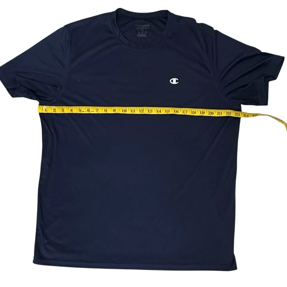 Champion Performance Men's Navy Athletic Moisture Wicking‎ T-Shirt XL